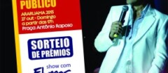 Festa em homenagem ao Dia do Servidor Público terá show do cantor Elymar Santos em Araruama