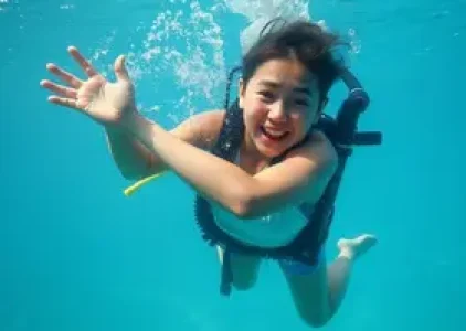 mergulho em águas rasas