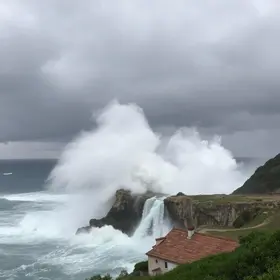 alerta laranja de tempestade em Cabo Frio
