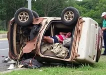 motorista de 20 anos capotamento RJ-106