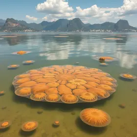 bactérias que vivem em laguna no Rio de Janeiro