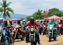 motociclistas em Araruama
