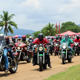 motociclistas em Araruama