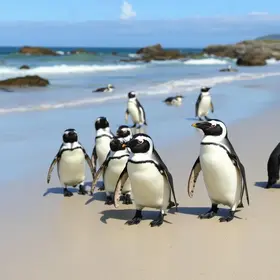 resgate de pinguins
