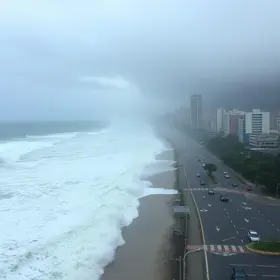 ventos fortes RJ SP