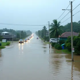 alagamentos em Cabo Frio e Araruama